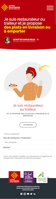 Solidarité Occitanie Alimentation - mobile screenshot