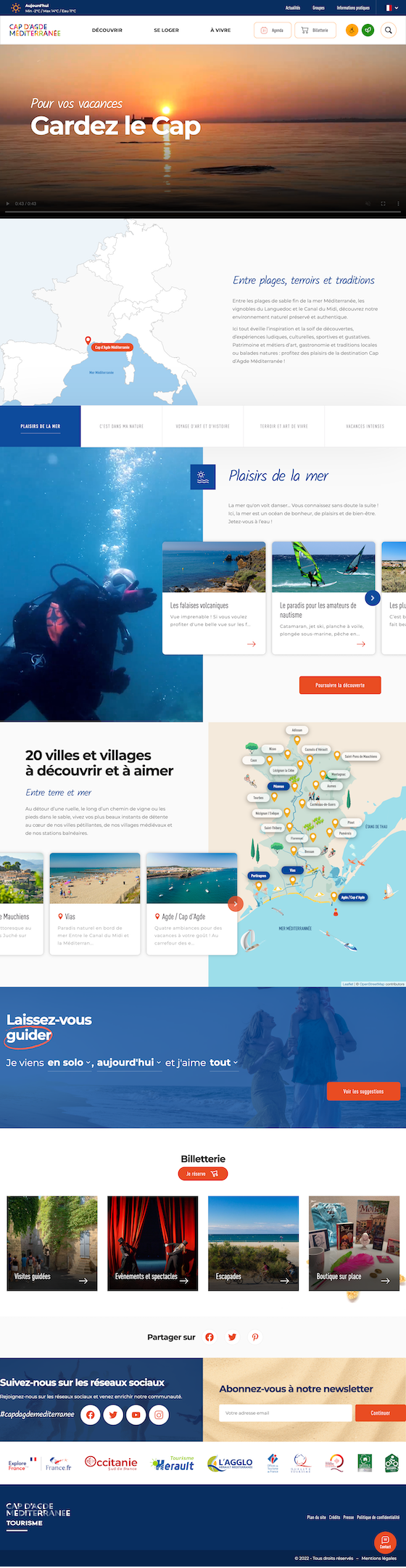 Cap d'Agde méditerranée - desktop screenshot